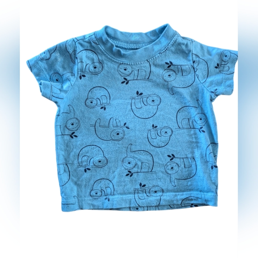 🍼 4 for $10 Sloth T-shirt Carters 3 mo baby